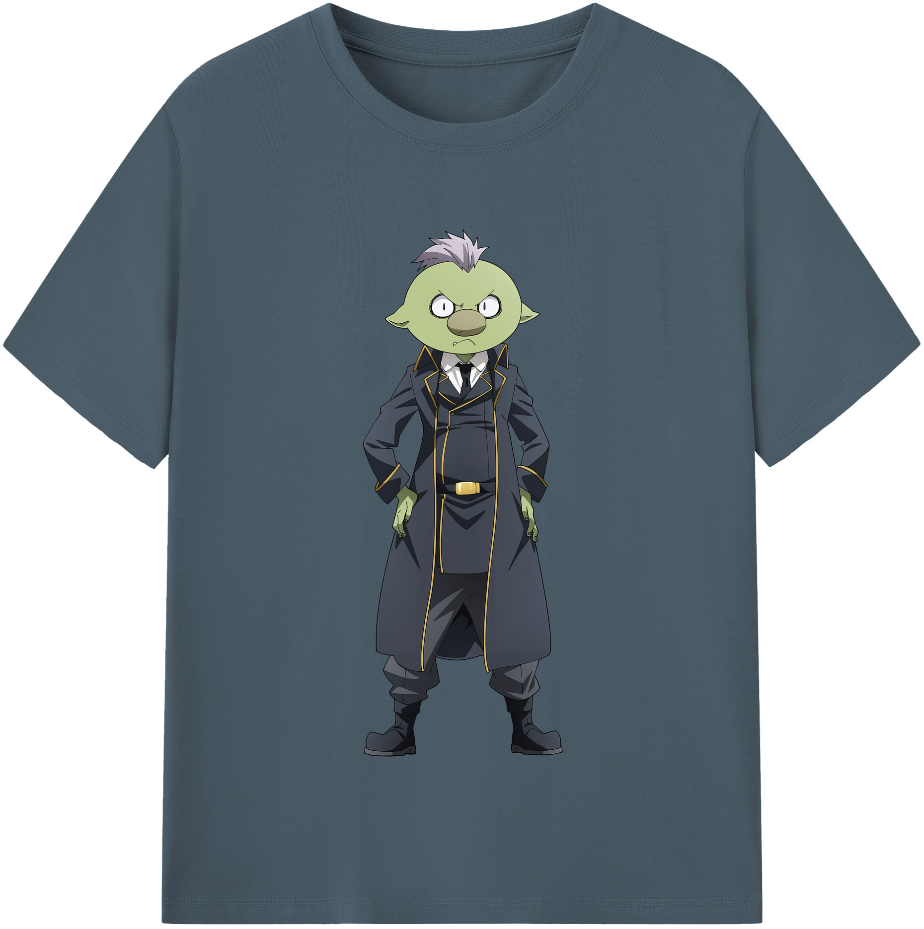 （画像用） 転スラ Regarding Reincarnated to Slime 綿100％半袖Tシャツ（フロントプリント）